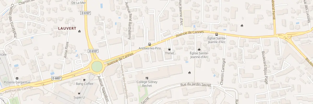Plan du 39 Av de Cannes à Antibes
