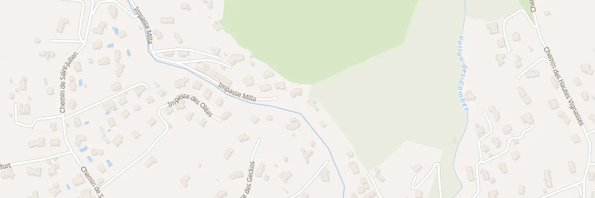 Plan du 1060D Che de Saint-Julien à Biot