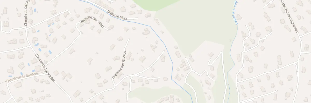 Plan de Che du Baou à Biot