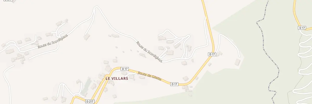 Plan du 741 Rte du Scordiglaus à Pierrefeu