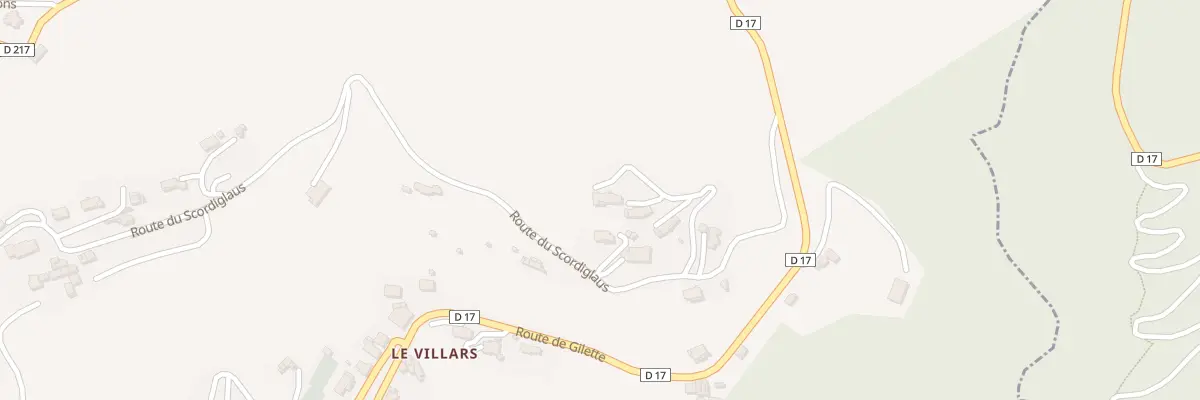Plan du 186B Rte du Scordiglaus à Pierrefeu