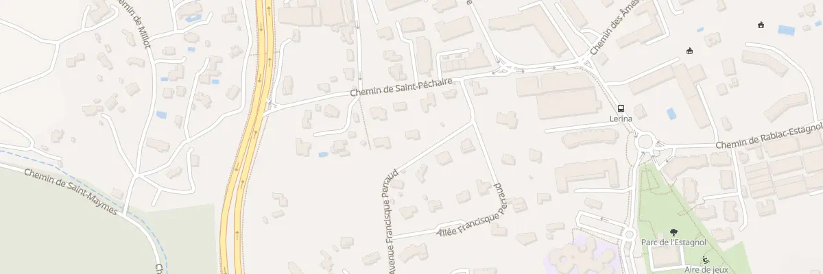 Plan du 449 Av Francisque Perraud à Antibes