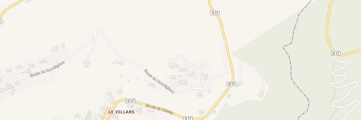 Plan du 186A Rte du Scordiglaus à Pierrefeu