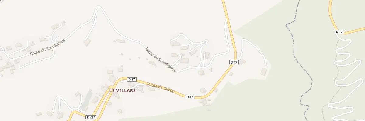 Plan du 745 Rte du Scordiglaus à Pierrefeu