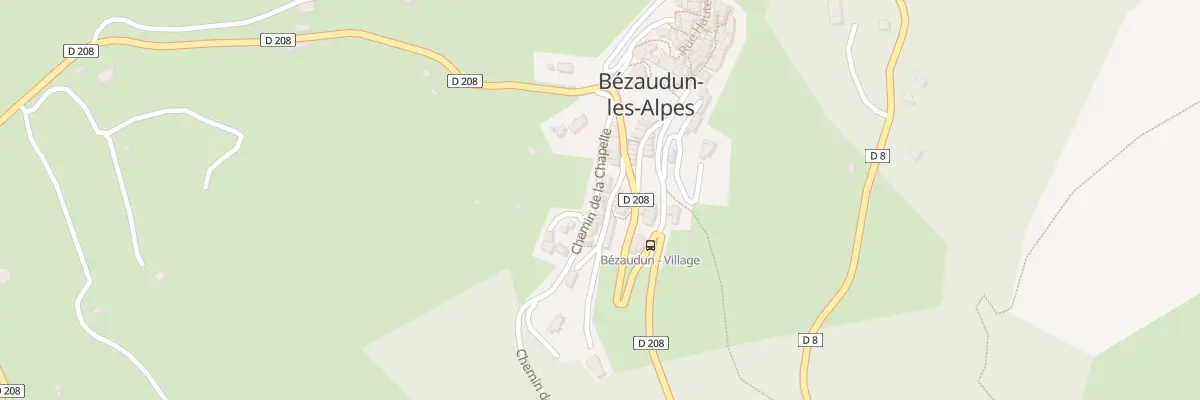 Plan du 97 Che de La Chapelle à Bézaudun-les-Alpes