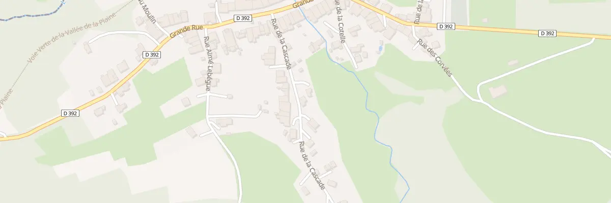Plan du 7 Rue de la Cascade à Raon-sur-Plaine