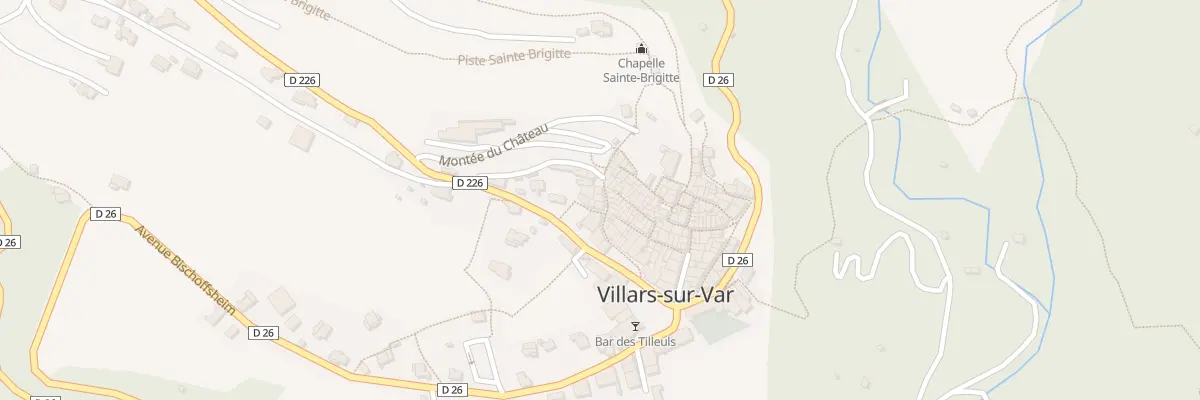 Plan du 12 Rue des Deux Freres Funel à Villars-sur-Var