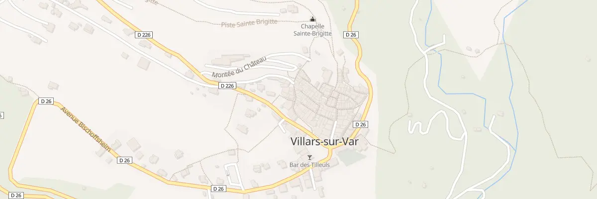 Plan du 33 Rue des Deux Freres Funel à Villars-sur-Var