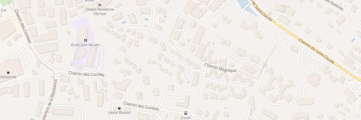 Plan du 151 Che Magnique à Antibes