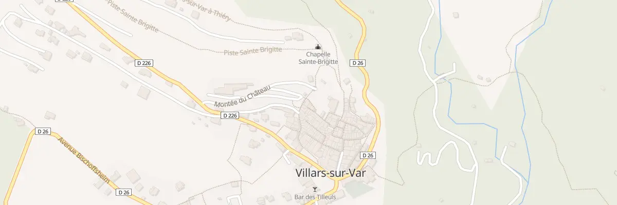 Plan du 8 Rue de la Mule à Villars-sur-Var