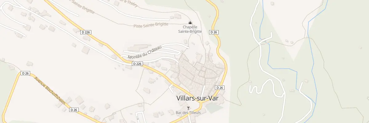 Plan du 26 Rue des Terrasses à Villars-sur-Var