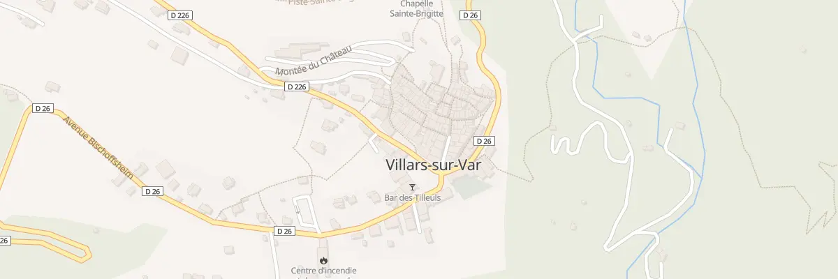 Plan du 3 Rue des Deux Freres Funel à Villars-sur-Var