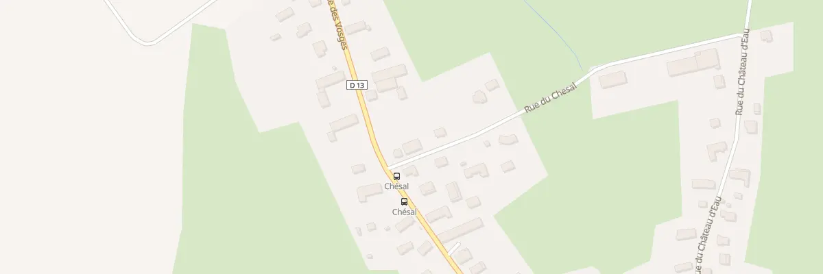 Plan du 3 Rue du Chesal à Lepuix-Neuf