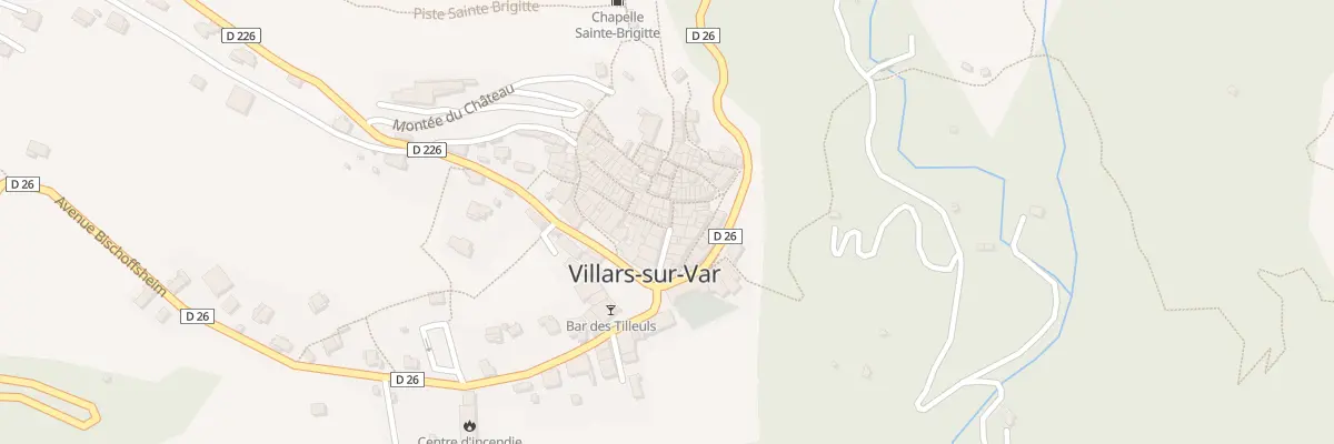 Plan du 2 Rue Adolphe Blanqui à Villars-sur-Var