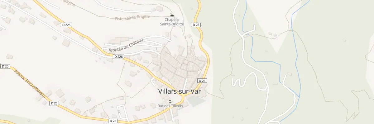 Plan du 20 Rue du Collet à Villars-sur-Var
