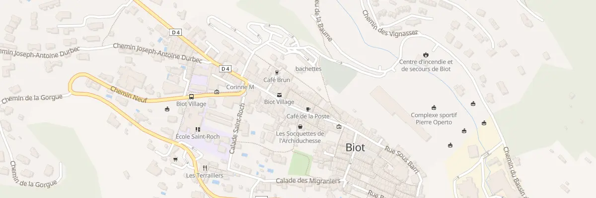 Plan du 32 Rue Saint-Sébastien à Biot