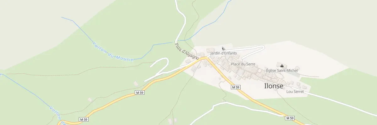 Plan du 5043 Ciabannal à Ilonse