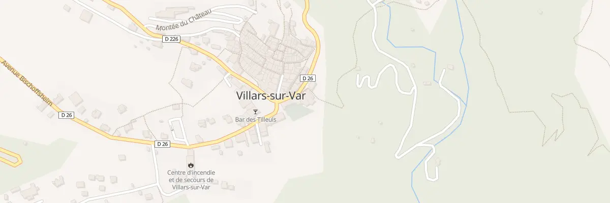 Plan du 1 Rue du Paradis à Villars-sur-Var