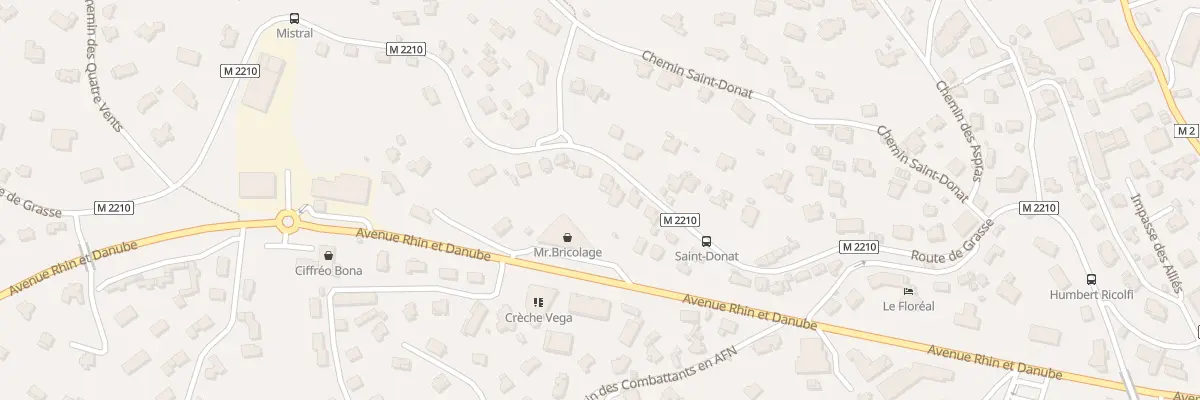 Plan du 363 Rte de Grasse à Vence