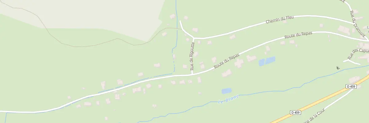 Plan du 18 Rte du Repas à Wisembach