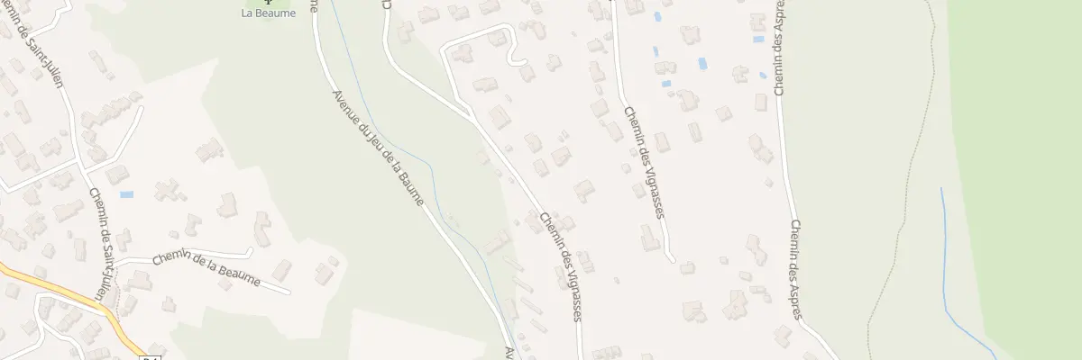 Plan du 322 Che des Vignasses à Biot
