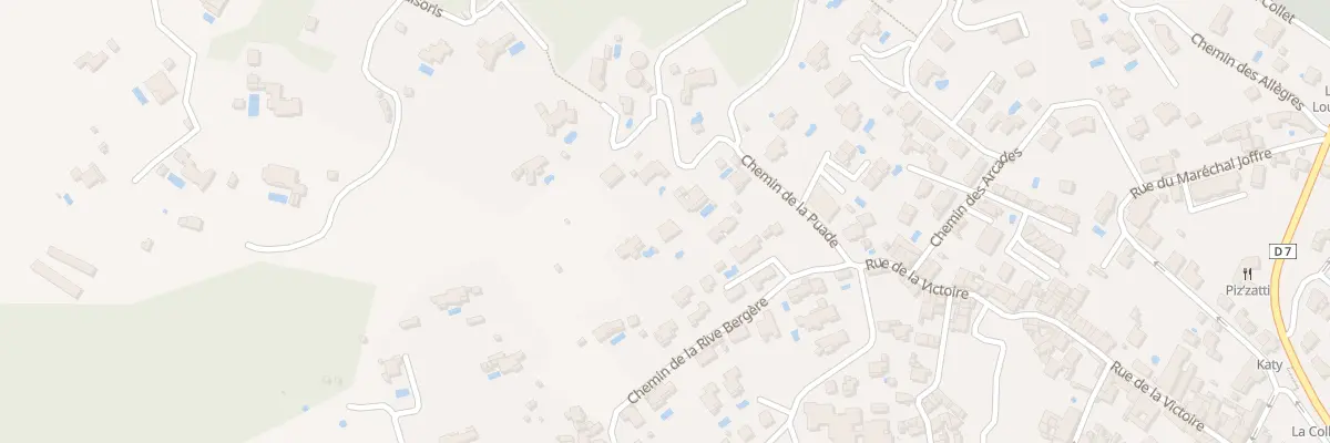 Plan du 185T Che de la Puade à La Colle-sur-Loup