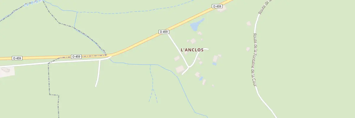 Plan du 7 L’Anclos à Wisembach
