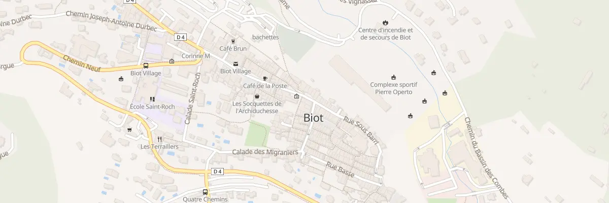 Plan du 5 Rue St Sebastien à Biot