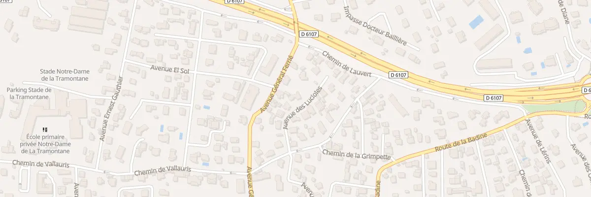 Plan du 9019 Av des Lucioles à Antibes
