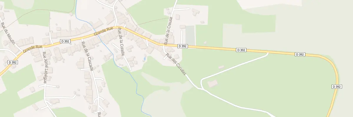 Plan du 3 Rue des Corvées à Raon-sur-Plaine