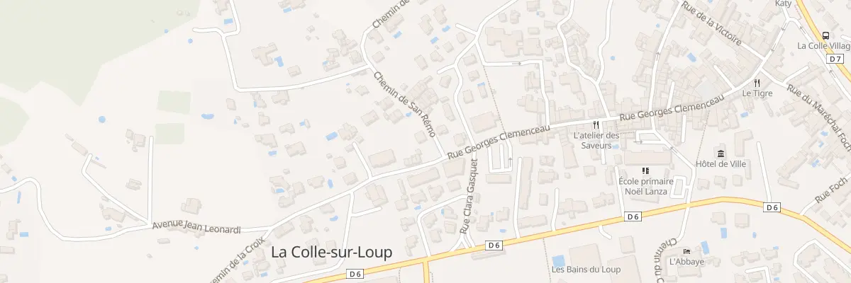 Plan du 68 Rue Georges Clemenceau à La Colle-sur-Loup