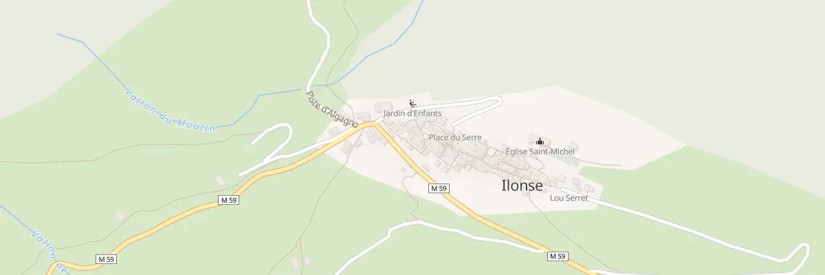 Plan du 5114 Le Village à Ilonse