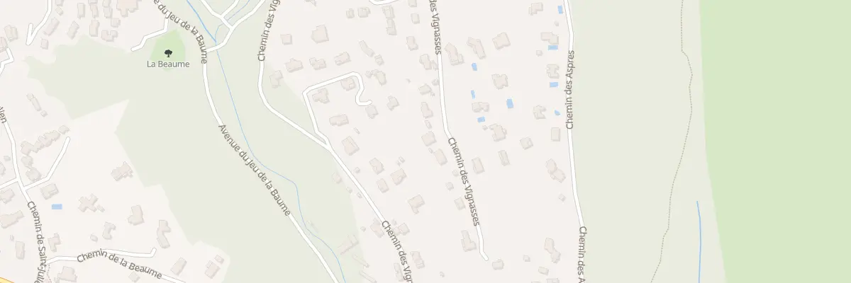Plan du 1458 Che des Vignasses à Biot