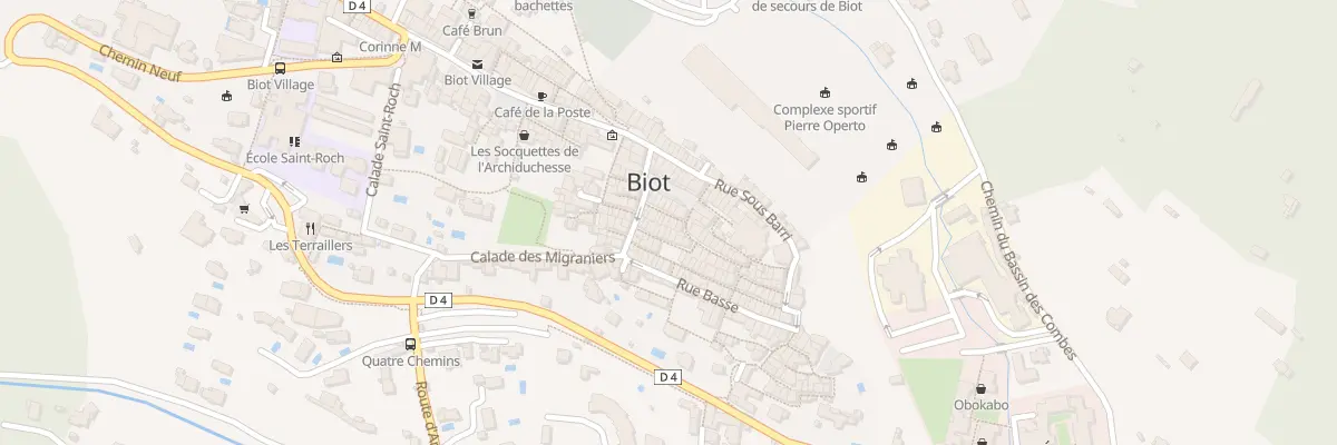 Plan du 12 Rue Sevoulle à Biot