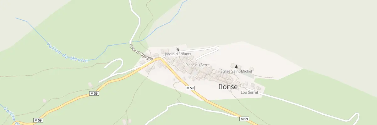 Plan du 5004 Le Village à Ilonse