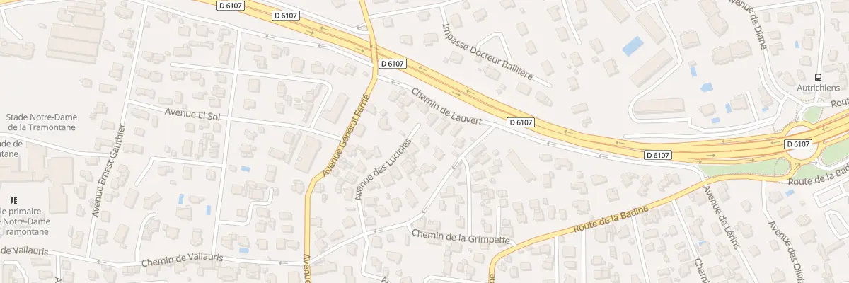Plan du 9026 Av des Lucioles à Antibes