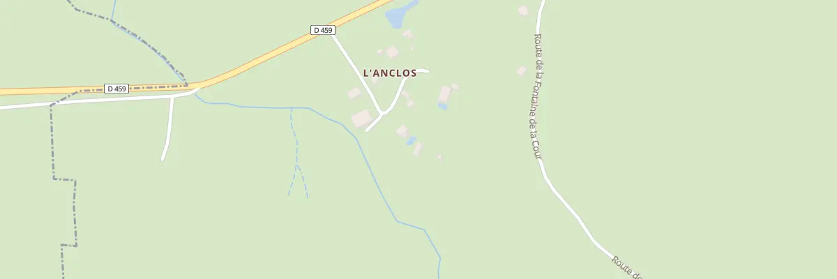 Plan du 13 L’Anclos à Wisembach