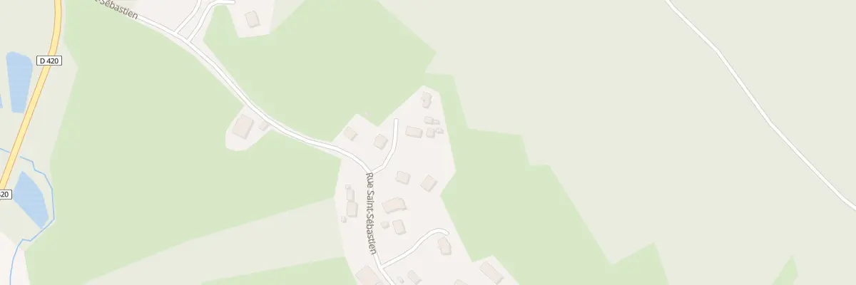 Plan du 2T Che de la Tanière à Provenchères-et-Colroy