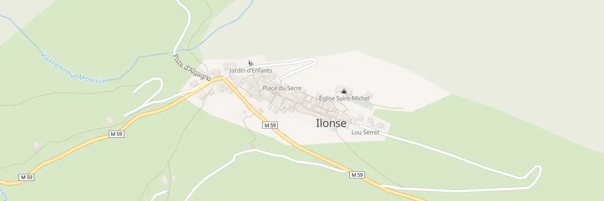 Plan du 5021 Le Village à Ilonse