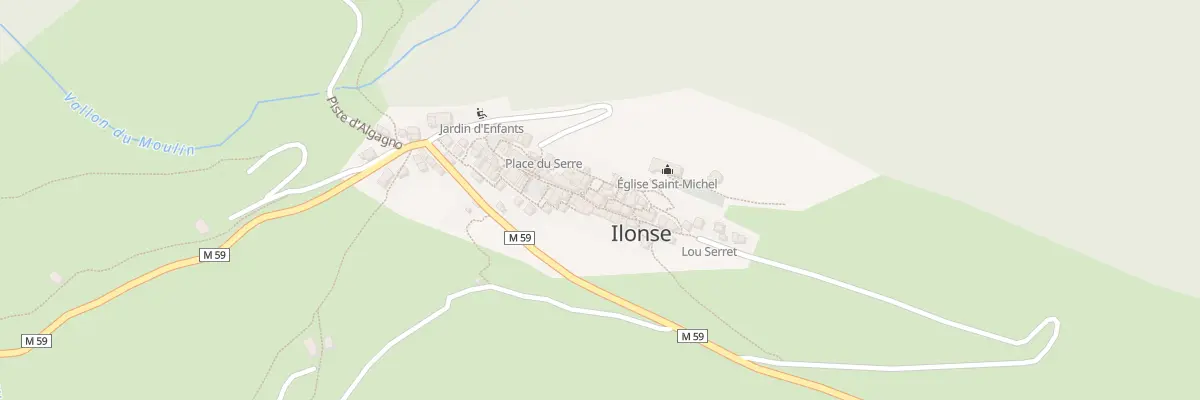 Plan du 5017 Le Village à Ilonse