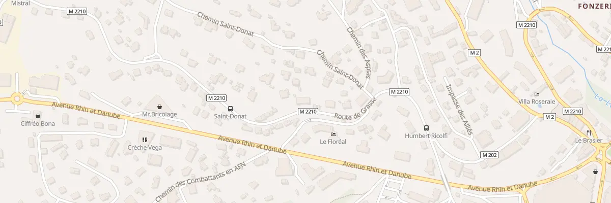 Plan du 120 Rte de Grasse à Vence