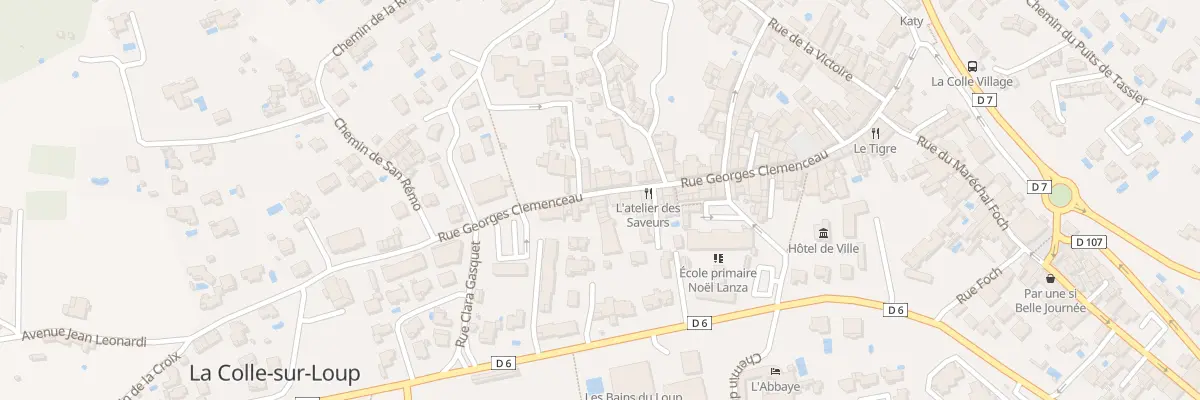 Plan du 59 Rue Georges Clemenceau à La Colle-sur-Loup