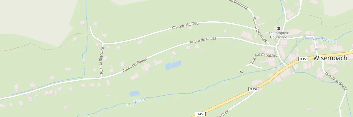 Plan du 5 Rte du Repas à Wisembach