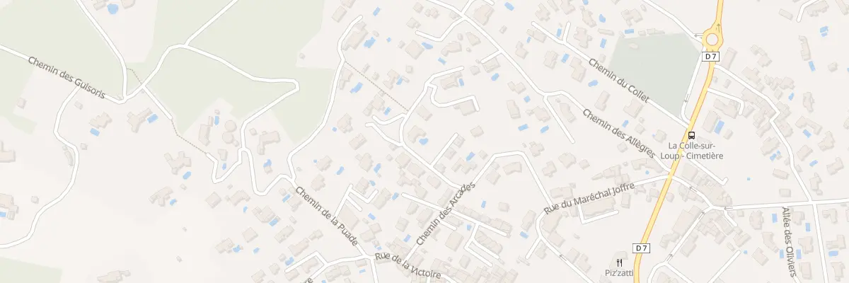 Plan du 9001 Che des Arcades à La Colle-sur-Loup