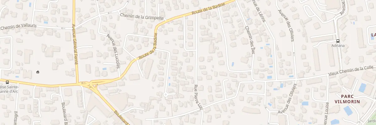 Plan du 39 Rue Pierre Loti à Antibes
