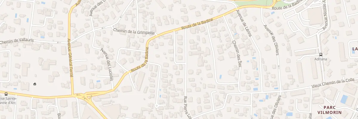 Plan du 43 Rue Pierre Loti à Antibes