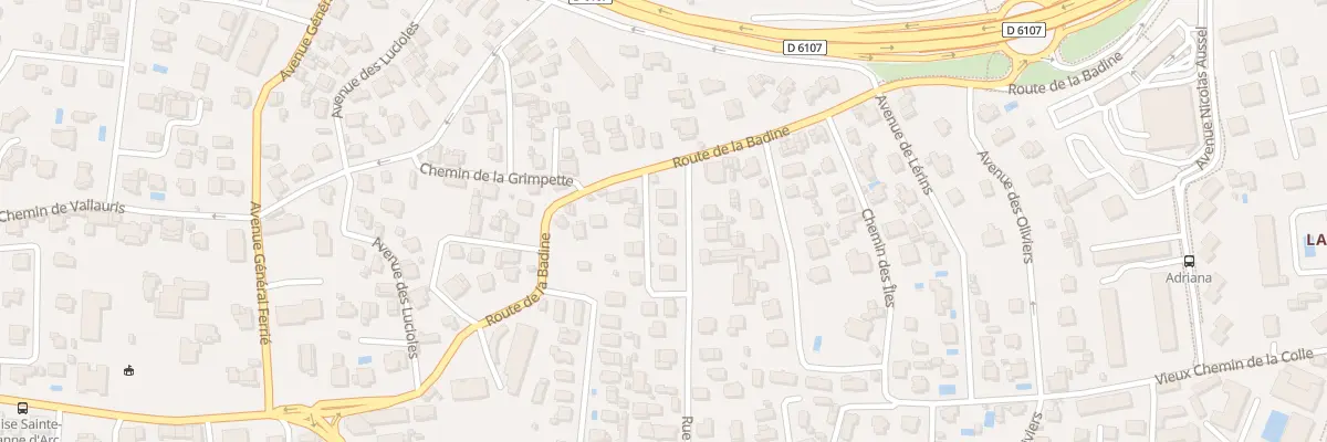 Plan du 45B Rue Pierre Loti à Antibes