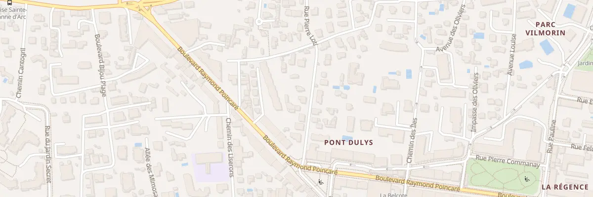 Plan du 11 Rue Pierre Loti à Antibes