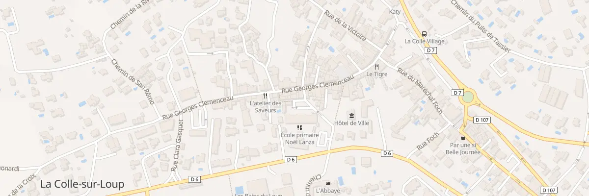 Plan du 6 Rue des Doriers à La Colle-sur-Loup