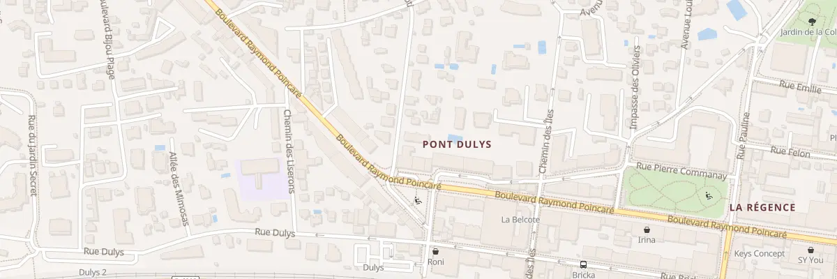 Plan du 2B Rue Pierre Loti à Antibes